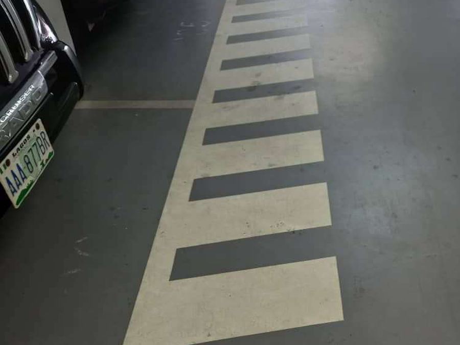 Car Park Walkway Marking — SD Aqua Proof project