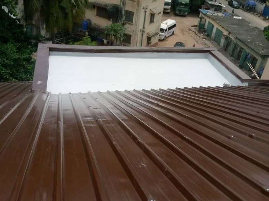 Metal Roof & Gutter Works — SD Aqua Proof project