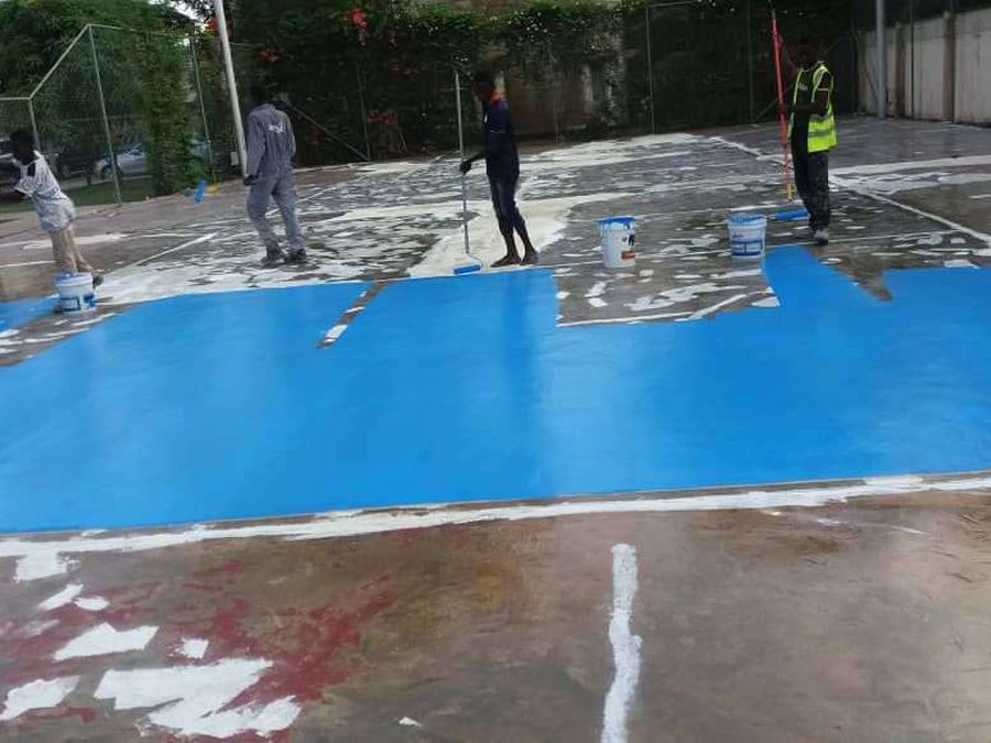 Sports & Pool Deck Coating — SD Aqua Proof project