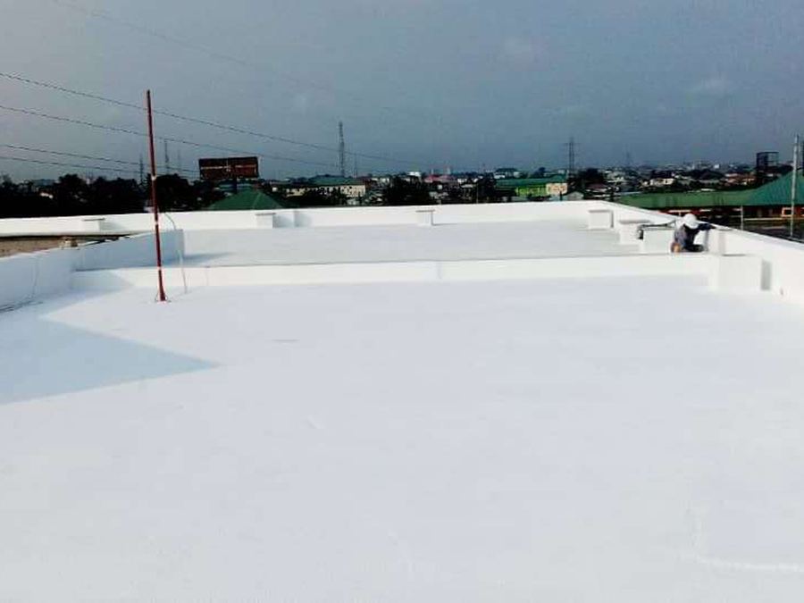Reflective Roof Coating — SD Aqua Proof project